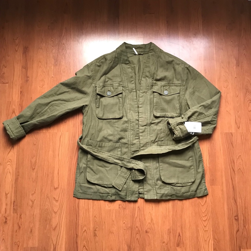 NWT free people Army jacket